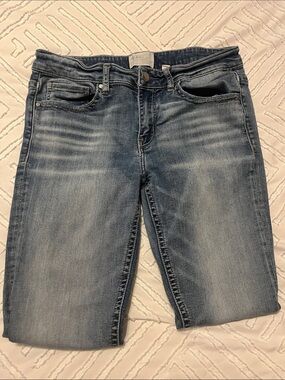 BKE Women's Skinny Jeans in Faded Blue Wash